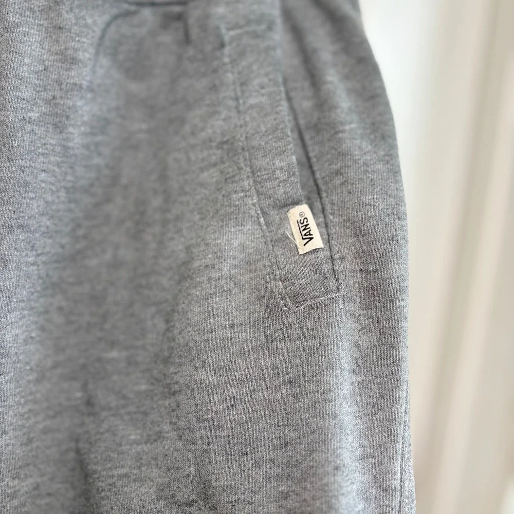 Vans Fleece Sweat Shorts Mens Large Heather Gray Skater Casual Active loungewear